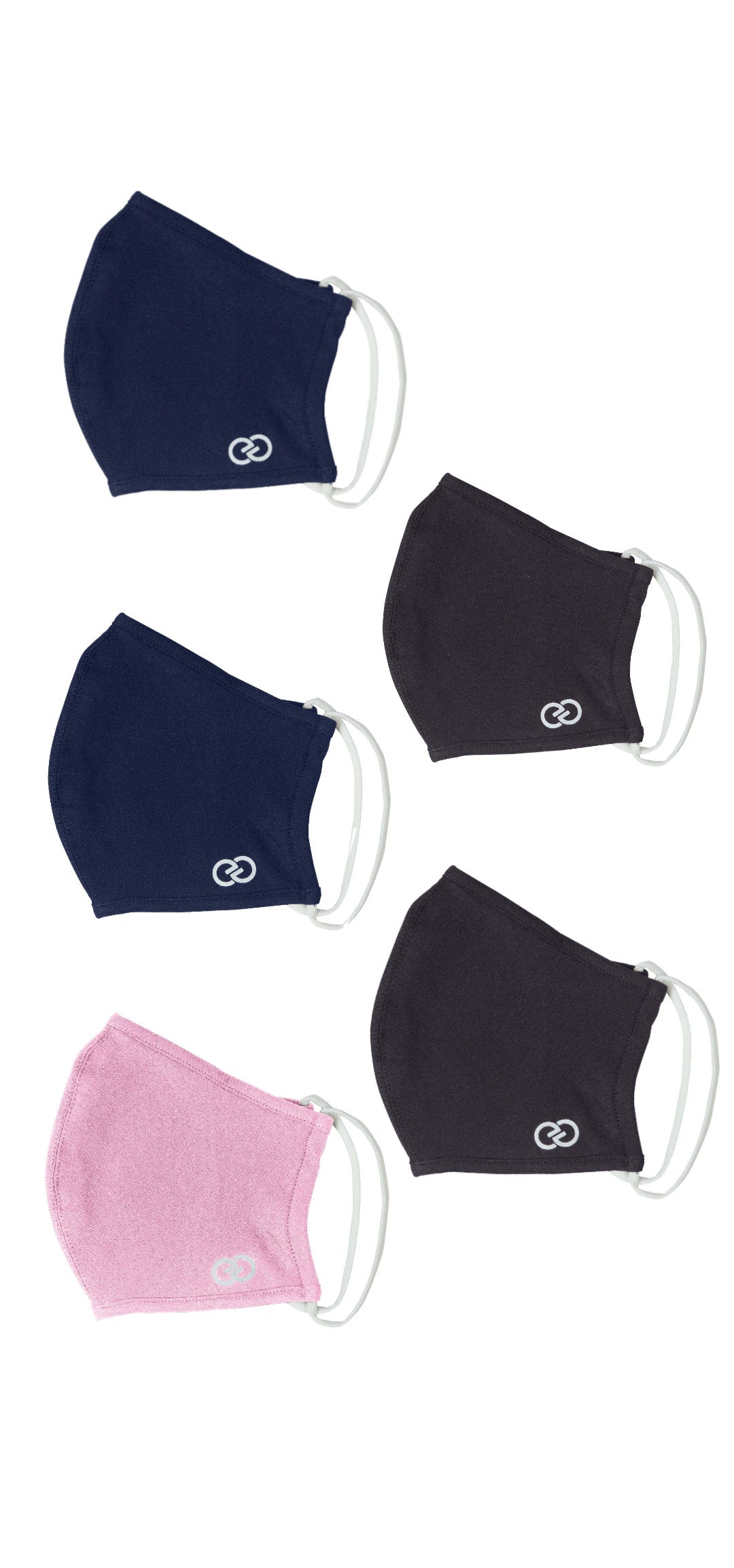 5 Pack Reusable Face Mask for Adults