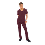 Load image into Gallery viewer, Comfy Gold Zipper, Women&#39;s Scrub Set W103
