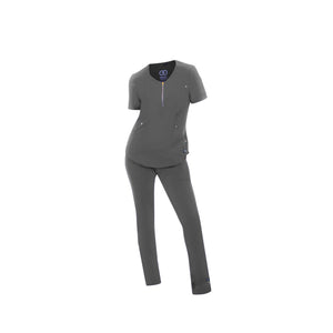 Comfy Gold Zipper, Women's Scrub Set W103