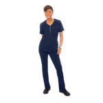 Load image into Gallery viewer, Comfy Gold Zipper, Women&#39;s Scrub Set W103
