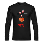 Load image into Gallery viewer, EMERGENCY RN Men&#39;s Long Sleeve T-Shirt by Next Level - black
