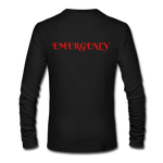 Load image into Gallery viewer, EMERGENCY RN Men&#39;s Long Sleeve T-Shirt by Next Level - black
