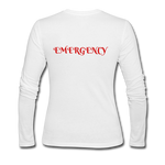Load image into Gallery viewer, EMERGENCY RN Women&#39;s Long Sleeve Jersey T-Shirt - white
