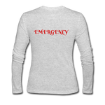 Load image into Gallery viewer, EMERGENCY RN Women&#39;s Long Sleeve Jersey T-Shirt - gray
