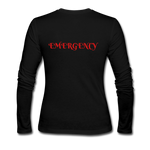 Load image into Gallery viewer, EMERGENCY RN Women&#39;s Long Sleeve Jersey T-Shirt - black
