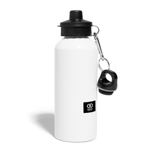 EMERGE77 LOGO Water Bottle - white