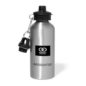 EMERGE77 LOGO Water Bottle - silver