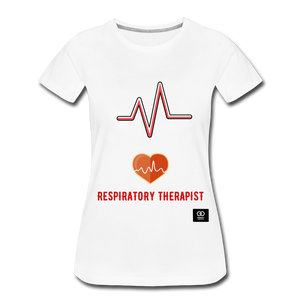 Respiratory Therapist Women’s Premium T-Shirt - white
