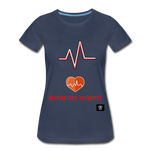 Load image into Gallery viewer, Respiratory Therapist Women’s Premium T-Shirt - navy
