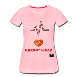 Respiratory Therapist Women’s Premium T-Shirt - pink