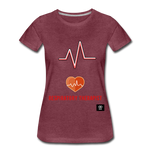 Load image into Gallery viewer, Respiratory Therapist Women’s Premium T-Shirt - heather burgundy
