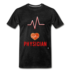Physician Men's Premium T-Shirt - charcoal gray