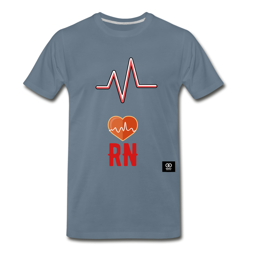 RN Men's Premium T-Shirt - steel blue