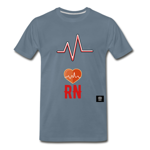 RN Men's Premium T-Shirt - steel blue
