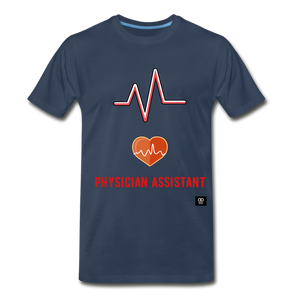 Physician Assistant Men's Premium T-Shirt - navy