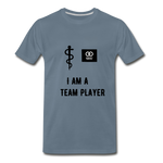 Load image into Gallery viewer, Team Player Men&#39;s Premium T-Shirt - steel blue
