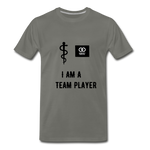 Load image into Gallery viewer, Team Player Men&#39;s Premium T-Shirt - asphalt gray
