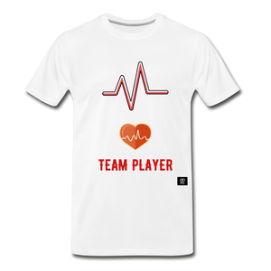 Team Player Men's Premium T-Shirt - white