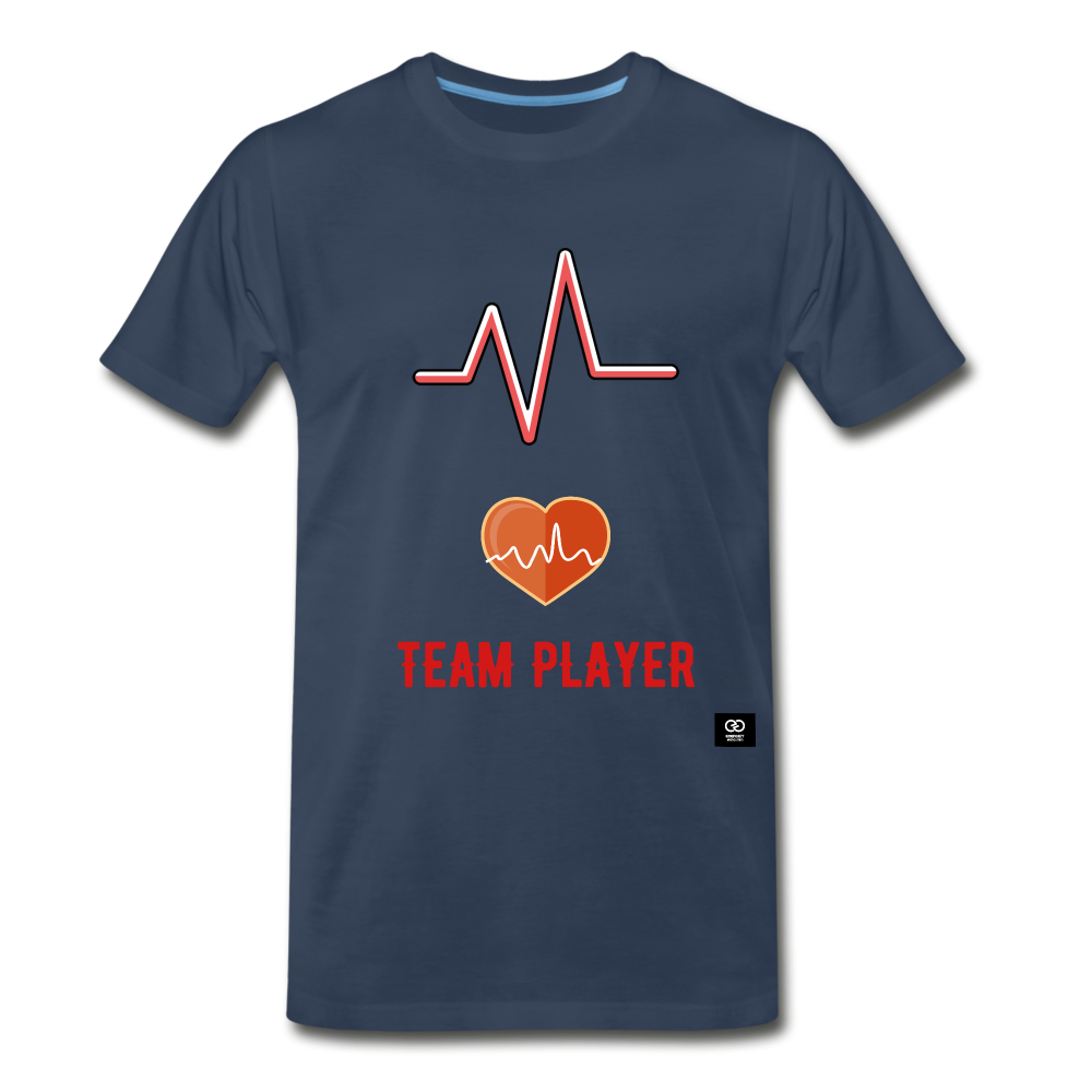 Team Player Men's Premium T-Shirt - navy