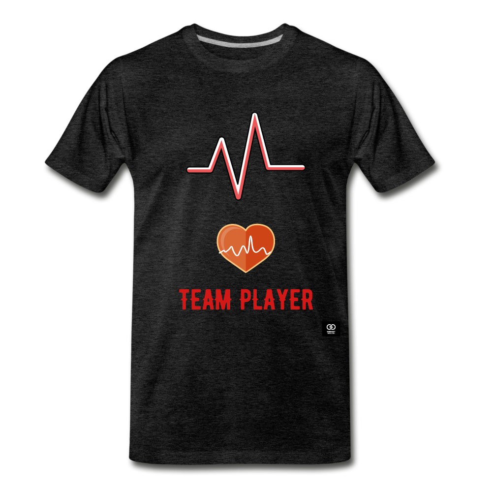 Team Player Men's Premium T-Shirt - charcoal gray