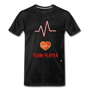 Team Player Men's Premium T-Shirt - charcoal gray