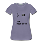 Load image into Gallery viewer, I Am A Student Doctor Women’s Premium T-Shirt - washed violet

