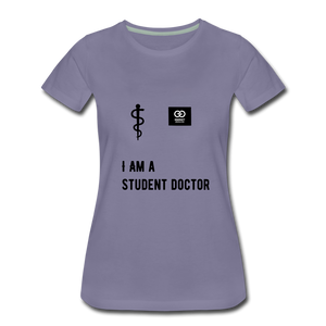 I Am A Student Doctor Women’s Premium T-Shirt - washed violet