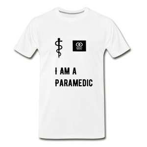 I Am A Paramedic Men's Premium T-Shirt - white