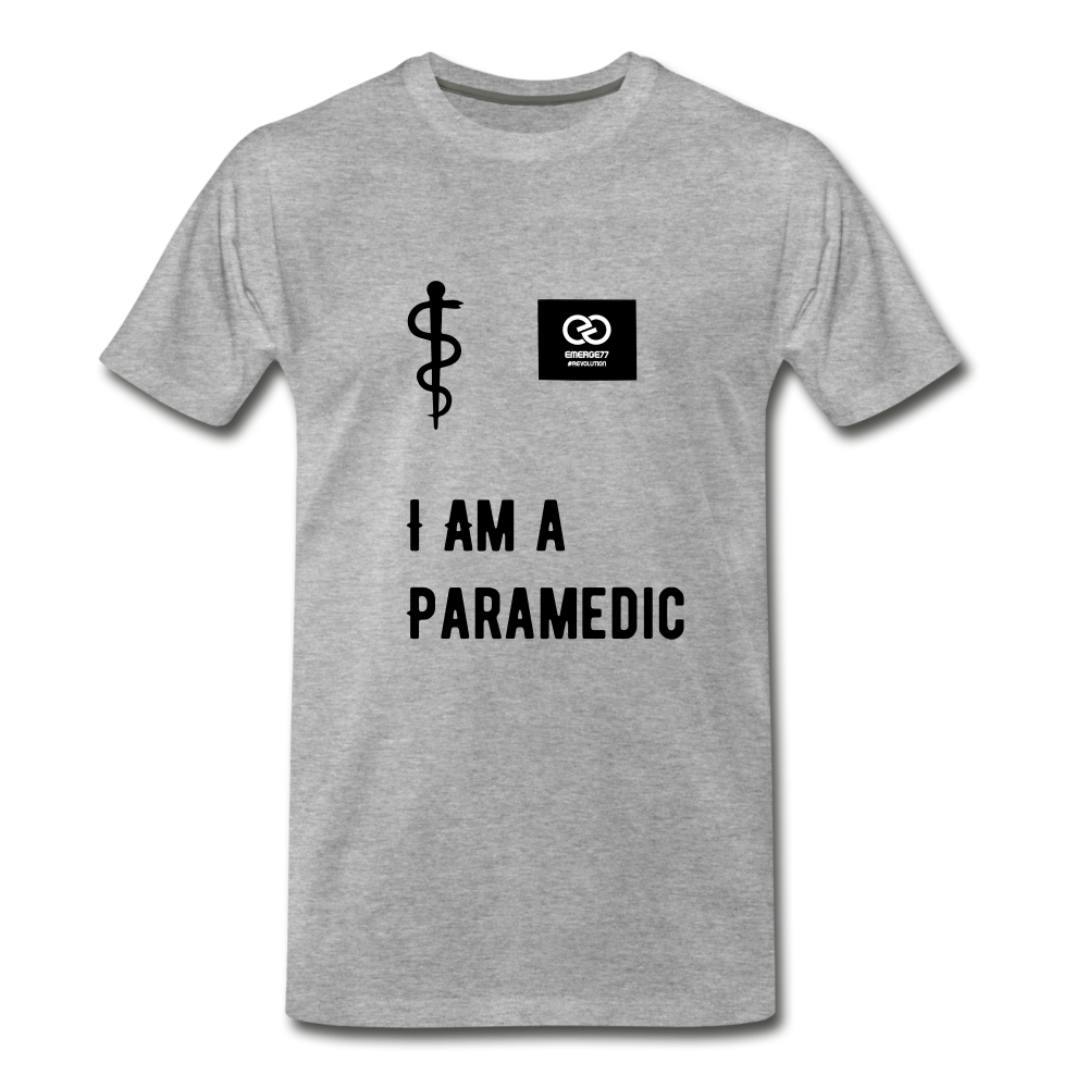I Am A Paramedic Men's Premium T-Shirt - heather gray