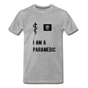 I Am A Paramedic Men's Premium T-Shirt - heather gray