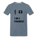 Load image into Gallery viewer, I Am A Paramedic Men&#39;s Premium T-Shirt - steel blue
