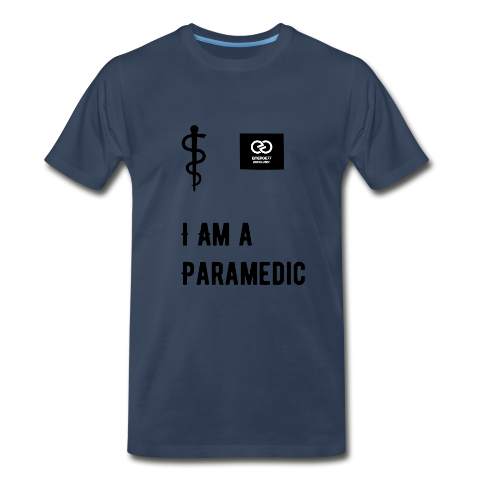 I Am A Paramedic Men's Premium T-Shirt - navy