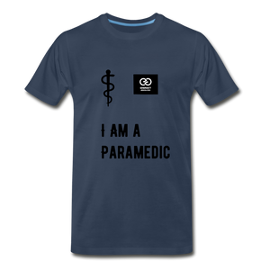 I Am A Paramedic Men's Premium T-Shirt - navy