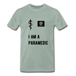 Load image into Gallery viewer, I Am A Paramedic Men&#39;s Premium T-Shirt - steel green
