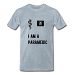 Load image into Gallery viewer, I Am A Paramedic Men&#39;s Premium T-Shirt - heather ice blue
