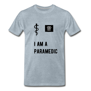 I Am A Paramedic Men's Premium T-Shirt - heather ice blue