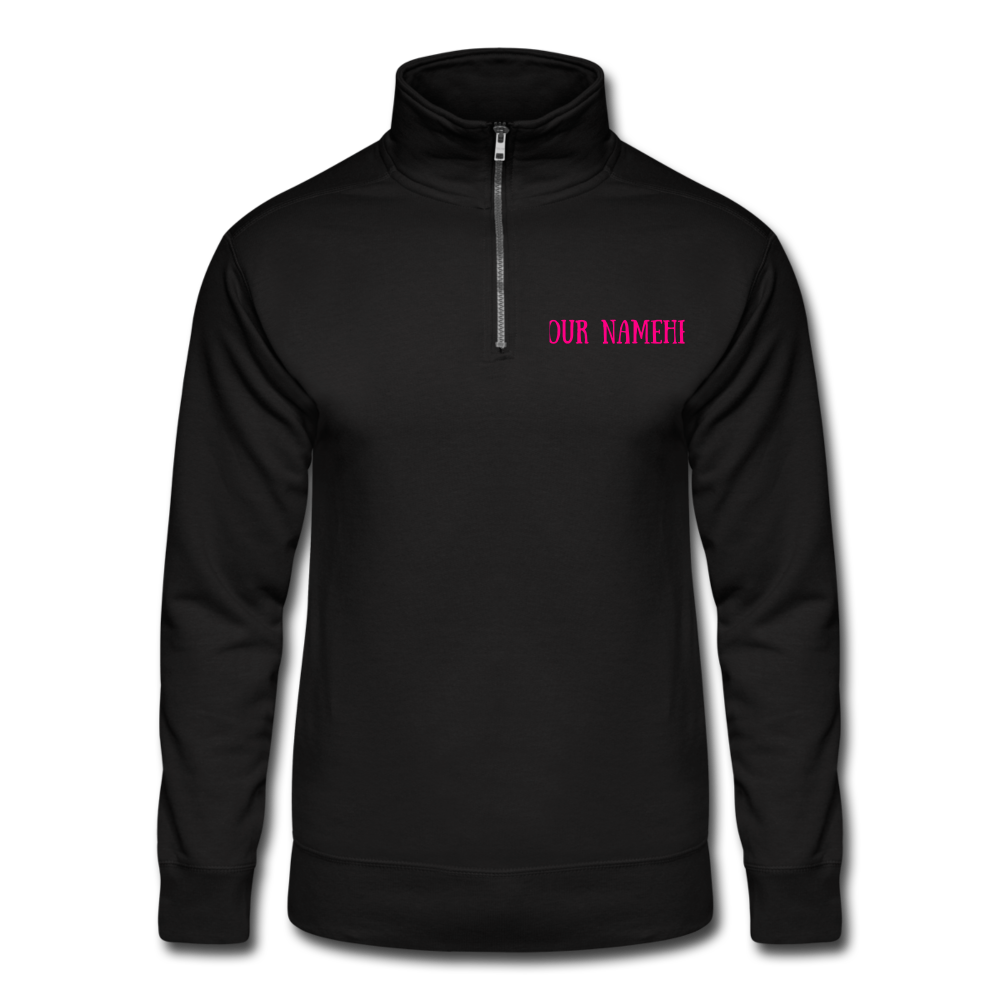 EMERGENCY Unisex - CUSTOMIZED Quarter Zip Pullover - black
