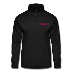 EMERGENCY Unisex - CUSTOMIZED Quarter Zip Pullover - black