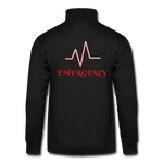 Load image into Gallery viewer, EMERGENCY Unisex - CUSTOMIZED Quarter Zip Pullover - black
