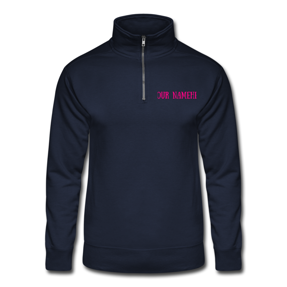 EMERGENCY Unisex - CUSTOMIZED Quarter Zip Pullover - navy