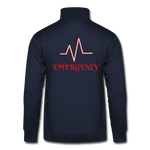 Load image into Gallery viewer, EMERGENCY Unisex - CUSTOMIZED Quarter Zip Pullover - navy
