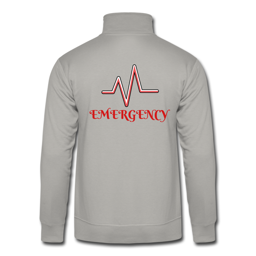 EMERGENCY Unisex - CUSTOMIZED Quarter Zip Pullover - light gray
